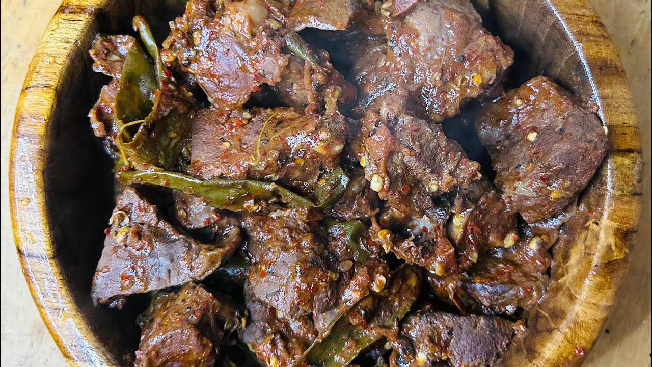 Pork Innards || Naga Style