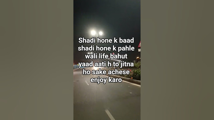 shadi can be like barbadi 😛