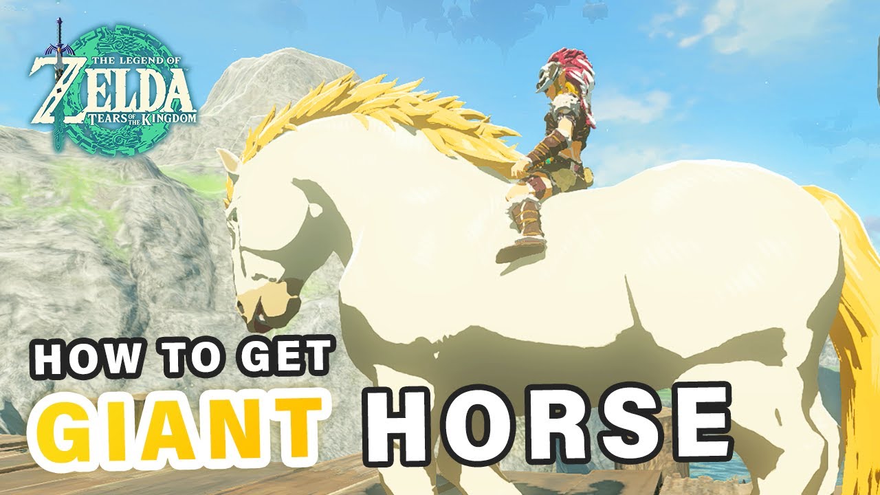 Where to find the Giant Horse Zelda Tears of the Kingdom YouTube