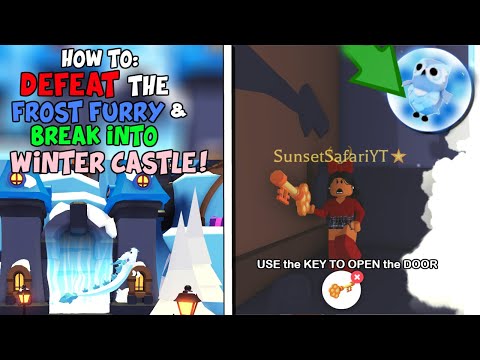 How to BREAK into the WINTER CASTLE in Adopt Me & Defeat Frost Furry! *SECRET PETS UNLOCKED*!?!?