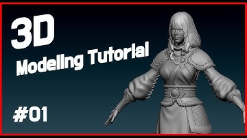 | Johnnny 3D | 1 | 3D 캐릭터를 만들어보자 3D Character Modeling tutorial | zbrush & 3dmax