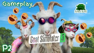 Goat Simulator 3 | Hilarious Gameplay  😂 Part 2 Multiplayer