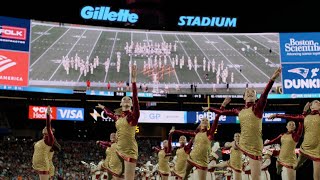 Boston College Marching Band at Gillette Stadium