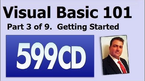 Visual Basic 101 Tutorial Part 3 of 9