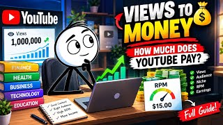 Information How Much Does YouTube Pay for 1 Million Views 💰 (2026 Earnings Explained) Guide