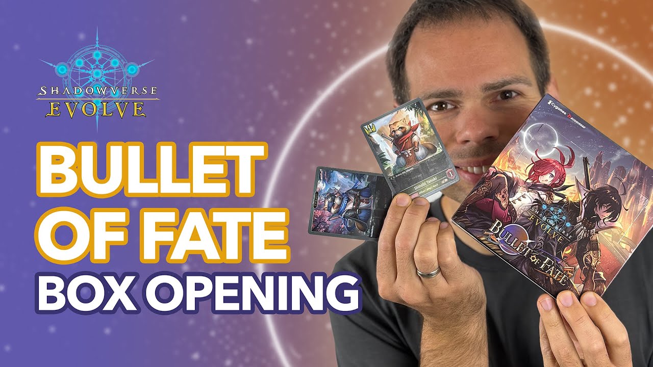 Shadowverse Evolve: Bullet Of Fate – Box Toppers And New Card Design | Box Opening