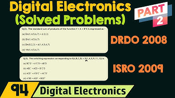 Digital Electronics Previous Year Solution of DRDO & ISRO (Part 2)