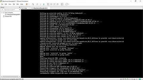 Tutorial Konfigurasi Asterisk sebagai Server VoIP Ubuntu Server melalui VMWare