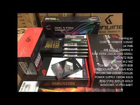 GAMING PC i9-10980XE 3.0GHZ 24.7MB RTX 3060Ti 8GB | ASUS ROG STRIX