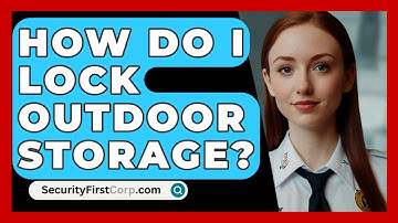 How Do I Lock Outdoor Storage? - SecurityFirstCorp.com