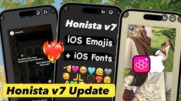 Honista v7 Update | IOS 16.4 Emojis On Honista | IOS Fonts On Honista| iPhone Instagram On Android