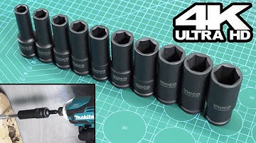 Ingco Deep Impact Socket Set HKISSD12102L Unboxing and Testing
