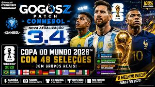 NOVA ATUALIZAÇÃO 3.4 DO GOGOSZ PATCH CONMEBOL  100% ATUALIZADOS, NOVAS FACES, NOVOS UNIFORMES.