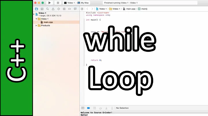 while loop - C++ Programming Tutorial #14 (PC / Mac 2015)