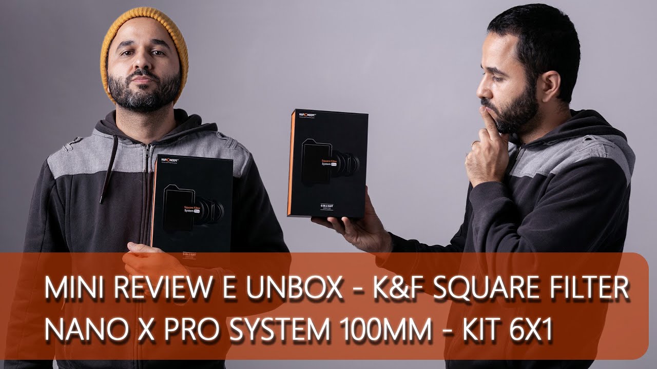 Unbox e mini review do kit 6x1 Nano X Pro Series 100mm System da K&F