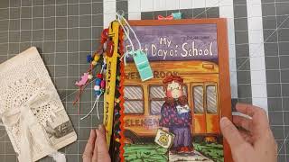 Back to School Journal Flip Through, First Day of School Large Children's Book