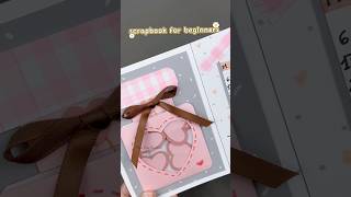I made a pink envelope scrapbook that folds 3 ways ✂️🩷 #Scrapbook #PaperCraft #Shorts