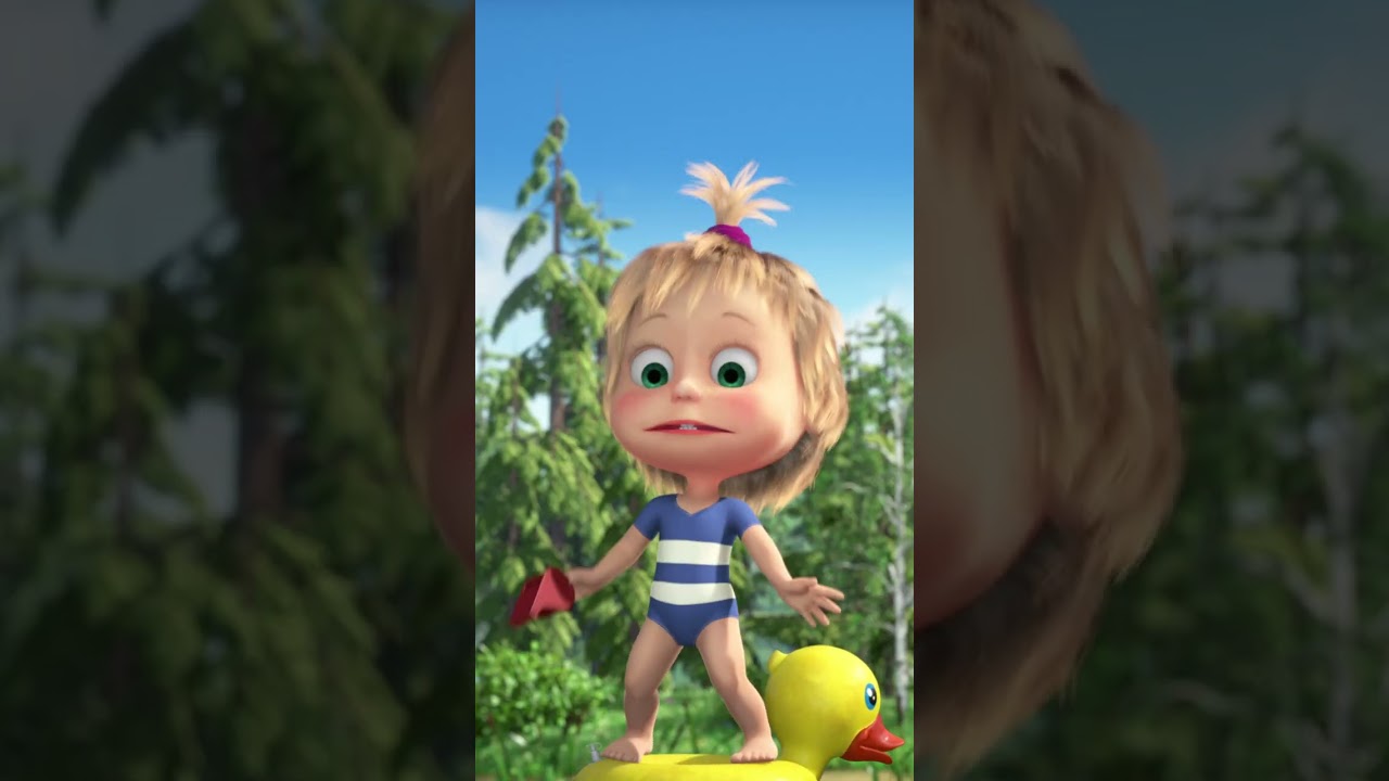Рятувальник не вміє плавати! #Shorts #машатаведмiдь #mashaandthebear #cartoon