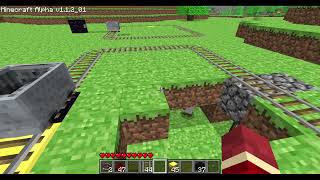 Minecarts Fully Working in Minecraft Alpha 1.1.2 Multiplayer with CraftBook (2026)
