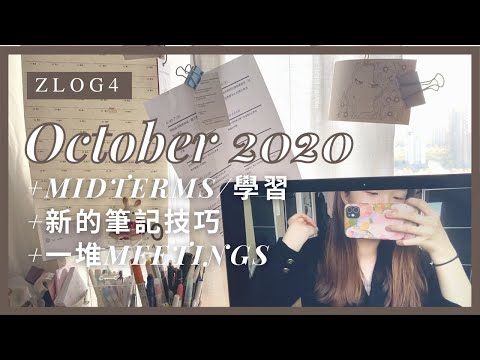 【ZLOG4】Midterms|新的學習技巧📒|OneNote筆記|Meetings|貓咪🐈
