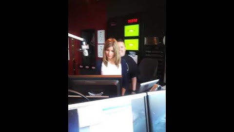 Joanne Wilder from Q107 with the boys: Flairboy, Dominik Diamond and Ryan Parker