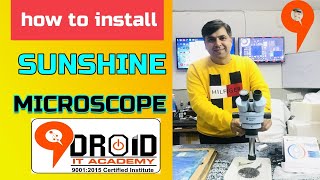 HOW TO INSTALL SUNSHINE MICROSCOPE | HOW TO ASSEMBLE MICROSCOPE
