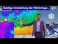 Umstellung der Wetterlage zu kalt/Winter? Hochwasser-Entspannung. Wettervorhersage 27.12.23-01.01.24