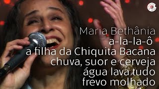 Maria Bethânia | A-la-la-ô / Chiquita Bacana / Chuva, Suor e Cerveja...(+2)  | Dentro do Mar Tem Rio