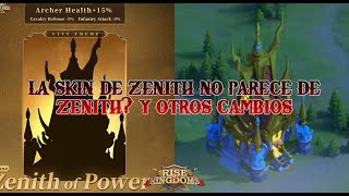 EL MEJOR EVENTO, LA SKIN DE ZENITH NO PARECIA DE ZENITH? Y OTROS CAMBIOS | Rise of Kingdoms Español