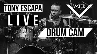 Tony Escapa Live Show Drum Cam  - Vater Drumsticks