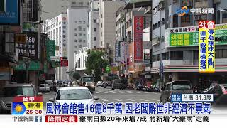 疑經濟不景氣台中20家商旅飯店求售 中視新聞20190923