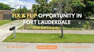 Fix & Flip Opportunity in Fort Lauderdale – 4715 SW 23rd St!