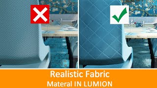 how to make Realistic fabric material in Lumion