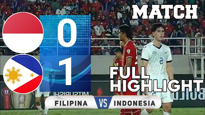 🔴 FULL HIGHLIGHT | Indonesia vs Filipina |0-1| AFF Mitsubishi Electric ASEAN Cup 2024