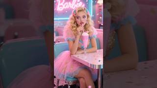 80s Barbie: Neon Dreams Come Alive! 🎀 #shorts #barbie