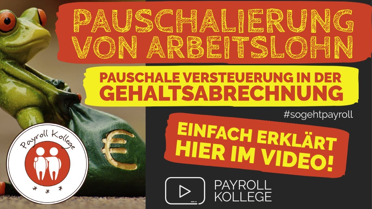 New Update Mehr Netto 💵 Dank pauschaler Lohnsteuer? Was bedeutet Pauschalierung von Arbeitslohn?