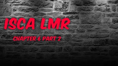 ISCA CHAPTER 6 PART 2 #cafinal #cafinalnov2020 #isca