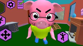 Neighbor Piggy Obby Family Escape 3D - Level 4 - Gameplay Walkthrough (Android,iOS)