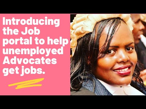 Introducing a Job portal for Unemployed Advocates and wiling Employers