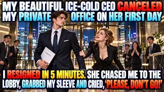 MY BEAUTIFUL, COLD CEO CANCELED MY PRIVATE OFFICE ON HER FIRST DAY — I RESIGNED IN 5 MINUTES. SHE... Update