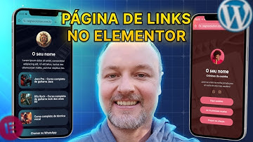 Como fazer PÁGINA DE LINKS com o Elementor Gratuito, no estilo de Linktree