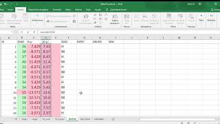 Desviación Media y Varianza Excel