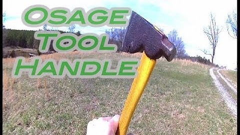 Osage orange hatchet handle.  FarmCraft101