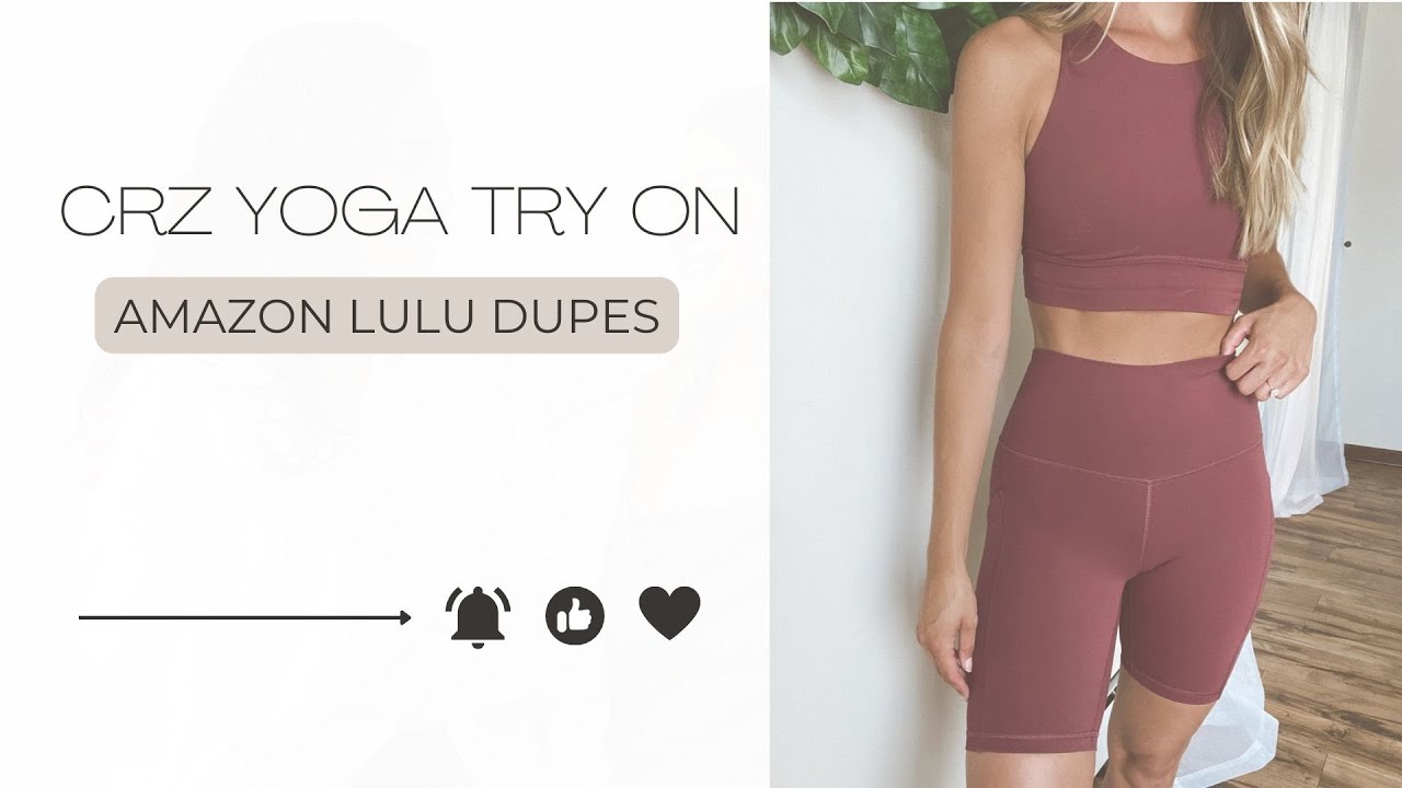 CRZ Yoga Lulu Dupe Try On