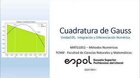 Integral con Cuadratura de Gauss - Ejercicio en Python