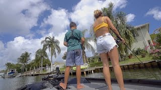 MY Girlfriend Caught Her FIRST Saltwater Fish!