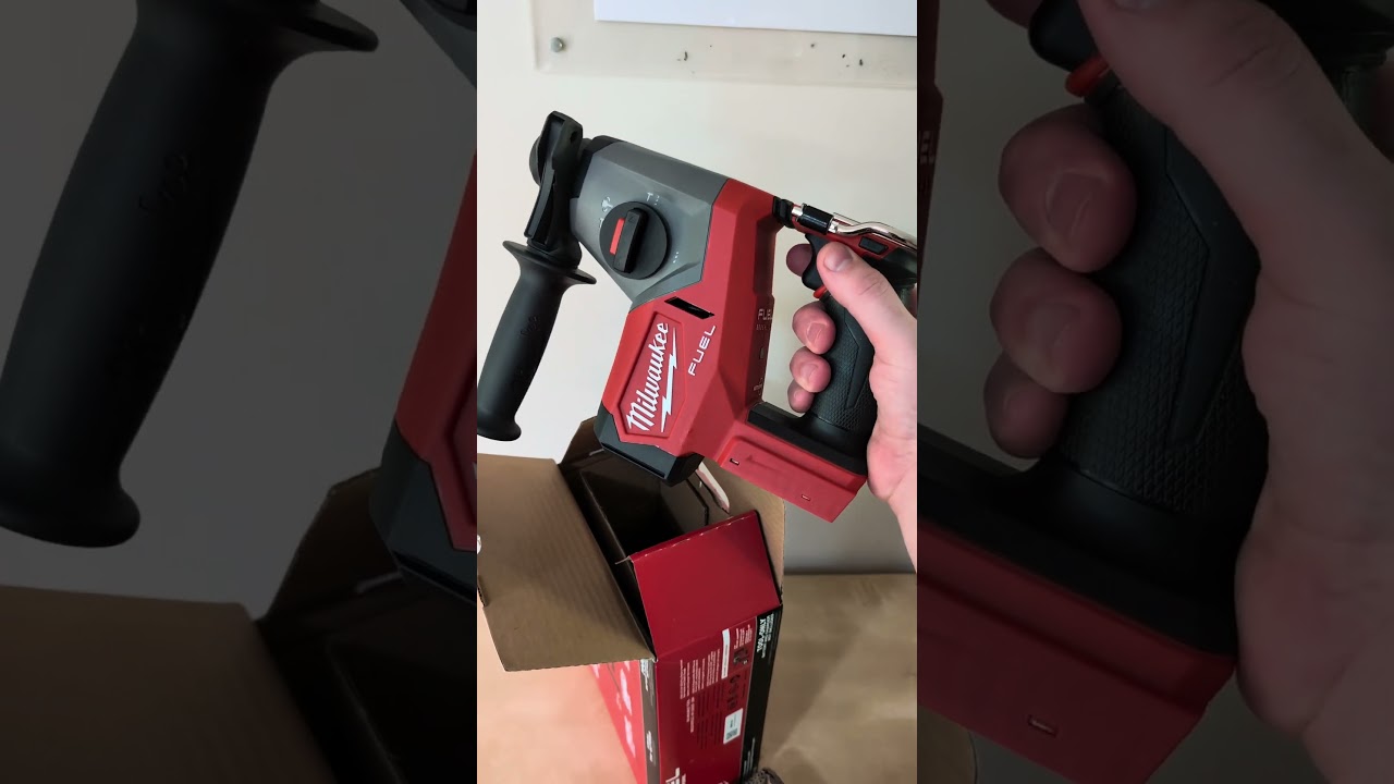 New SDS+ drill from Milwaukee! 2908 M18 compact rotary hammer