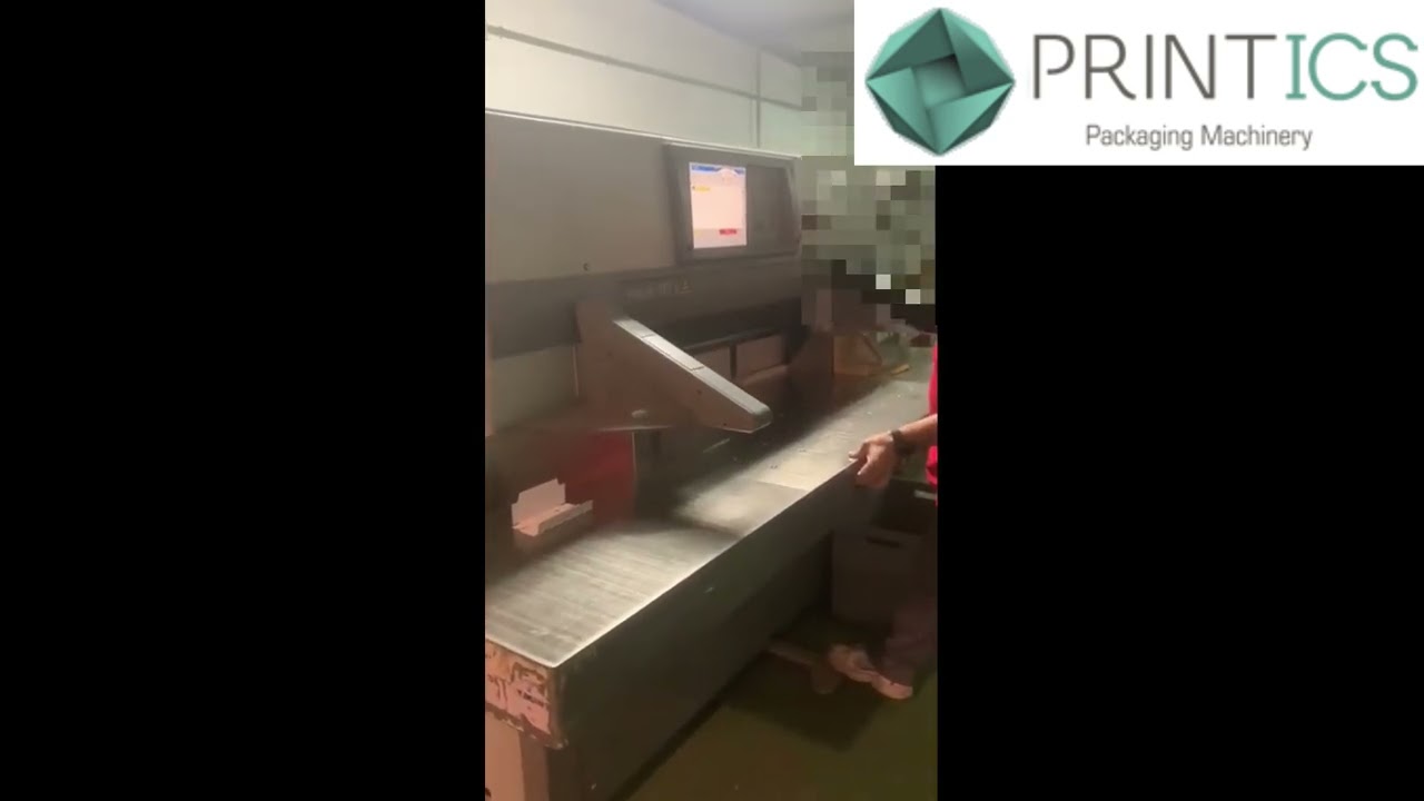 VIDEO PRINTICS U48361225 SET COMPOSSED BY BOBST MEDIA  BOBST SP EVOLINE AND POLAR 115 X, YEAR 2004