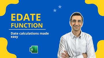 How to use the EDATE function in Excel?