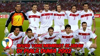 MENGENANG SKUAD TURKI YANG MEMBUAT SEJARAH DI PIALA DUNIA 2002